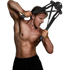 (New) GD Muscle Pump Chest Expander Upper Body Strengthener, Chest Workout for Men, Workout Equipment Shoulder Muscle Training Fitness Equipment, Arm Exerciser