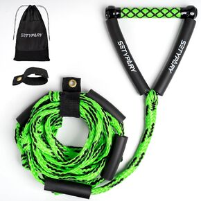 SETYPARY Wakesurf Rope and Handle, 25ft Floating Wake Surf Ropes, Surf Tow Rope for Wakesurfing and Watersports