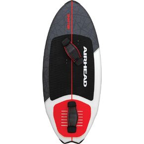 AIRHEAD Shatter Composite 49" Wake Board for Beginner to Advanced Wake Surfers with Two Padded Foot Straps, EVA Traction Pads and Customizable fin Box