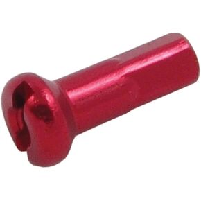 حلمة دراجة من الألومنيوم مقاس 14 مقاسًا - حقيبة بها 50 قطعة (أحمر) in Kuwait