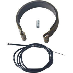 Rear 4" Drum Brake Band Pin Brake Cable Kit For Predator 212 420 196cc ATV