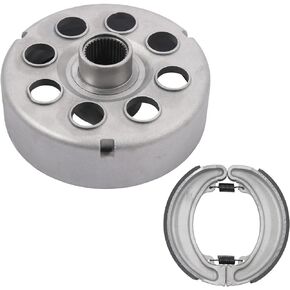 Rear Brake Drum Hub And Rear Brake Shoes Fit For Honda TRX300 FourTrax 300 2x4 1988-2000 Honda TRX300FW 300 4x4 1988-2000