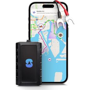 Spytec GPS Motorcycle Tracker - Waterproof Real-Time Tracking w/ 5 Second Updates - Ideal Hard-Wired GPS Tracking for Scooters, Boats, ATVs - Anti Theft Movement Alert - Low Cost Plan