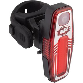 NiteRider Sabre 110 Rear Bike Light LED USB Rechargeable Bicycle Taillight Water Resistant Road City Commuting Cycling Safety, Red (5093)