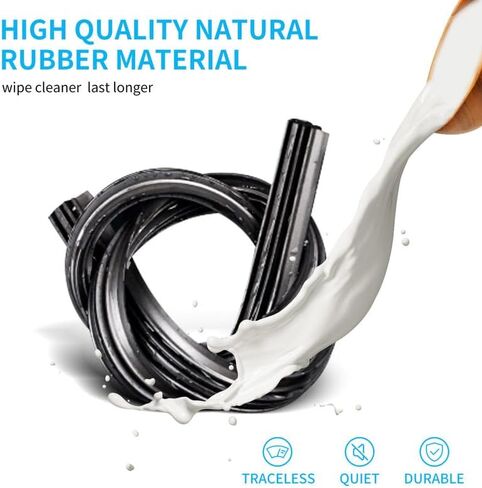 إعادة ملء شفرة الممسحة، إعادة تعبئة ممسحة 28 بوصة 6 مم مناسبة لـ Tesla Y 2020-2023، مناسبة لـ Civic 2022 2023 استبدال المعدات الأصلية ممسحة الزجاج الأمامي عبوات 4 قطع in Kuwait