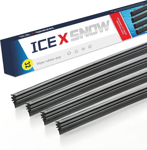 شفرات ممسحة الزجاج الأمامي 32 بوصة 4 عبوات بديلة لسوبارو كروستريك إمبريزا، مازدا CX-5 CX-9، هوندا CRV CR-V والمزيد من السيارات، عبوات شريط مطاطي ممتاز سهلة التركيب in Kuwait