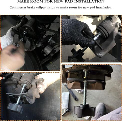 أداة توزيع وسادة الفرامل الدوارة - أداة توزيع وسادة الفرامل شديدة التحمل - أداة توزيع وسادة الفرامل القرصية 25265 لتثبيت الوسادات على معظم السيارات المحلية والمستوردة والشاحنات الخفيفة in Kuwait