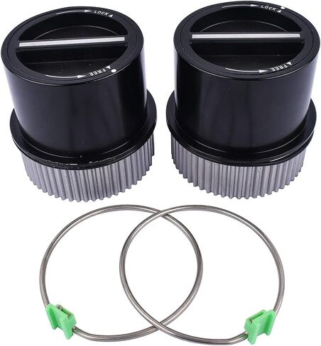 Pair 2 Locking Hubs 4WD Manual Replacement for 2000-2005 Ford Excursion,1999-2004 F-Series 250 350 450 550 Supre Duty & 2001 2002 Lincoln Navigator # 600-204 1C3Z3B396DA in Saudi Arabia