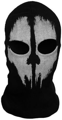 Takashi 2 Hole Balaclava Ghost Skull Face Mask Bike Motorcycle Helmet Hood Ski Sport Neck Face Mask Halloween Horror Call of Duty in Saudi Arabia