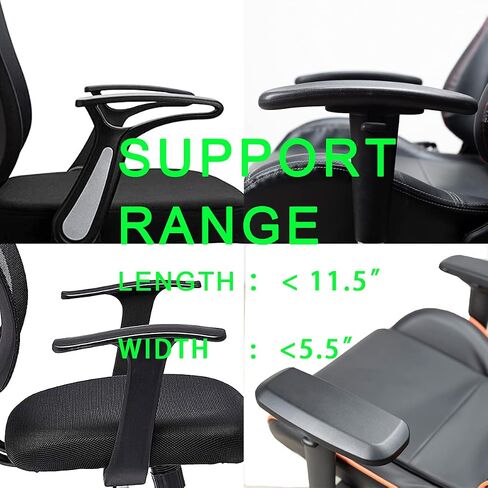 Ergonomic Chair Arm Pads, 11" Latex Foam Arm Covers for Gaming, Office, Computer, and Desk in Saudi Arabia
