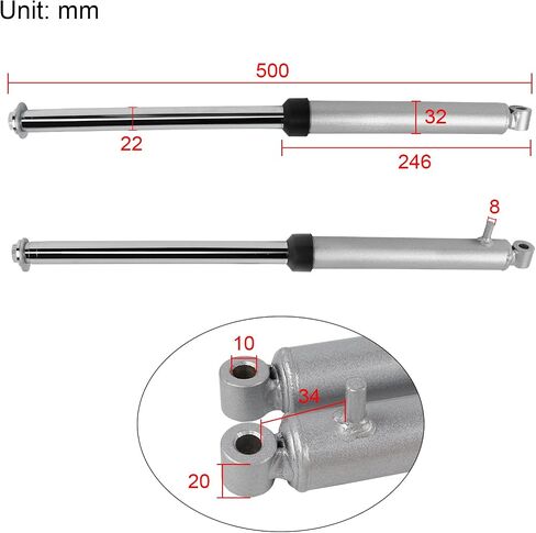 Wai Danie Motorcycles Front Forks Shock Suspension Absorber Leg Compatible with Yamaha PW50 PY50 PEEWEE 50cc PW PY 50 Kids Bike Pit Dirt Bike in Kuwait