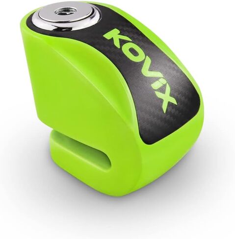KNN1 Disc Lock 6mm Pin Alloy Stell Body Portable Anti-theft for Scooter Motorcycle, Fluorescent Green in Saudi Arabia