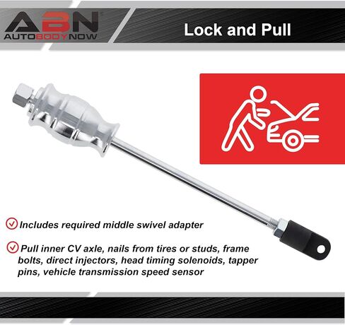 ABN Locking Pliers Slide Hammer Puller, 2.5lb - Swivel Grip Attachment for Nail, Bolt, Pin, Seal, CV Axle Removal Tool in Saudi Arabia