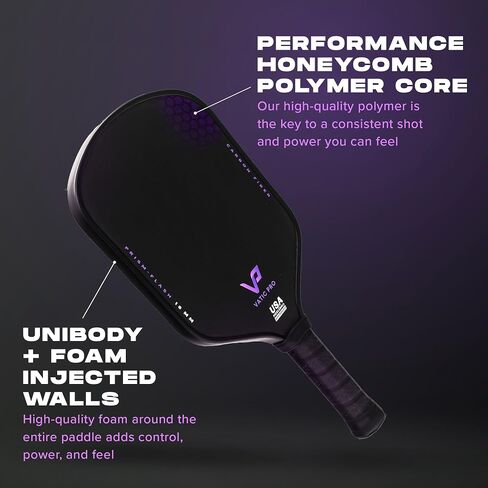 Vatic Pro Prism Carbon Fiber 16mm - Foam Injected Walls - Includes Paddle Cover in Saudi Arabia