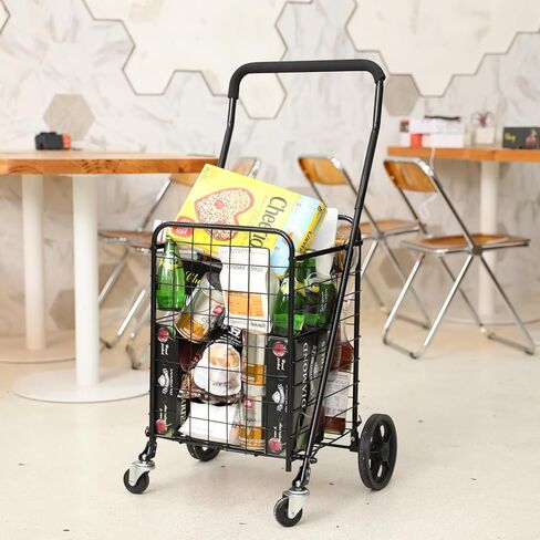 Handy Laundry Shopping Cart Liner, 14.7" X 13.2" X 20" Square Bottom, Fits Standard Shopping Cart, Cover and Adjustable Straps for Easy Secure Attachment, Made from Waterproof Material, Black in Kuwait