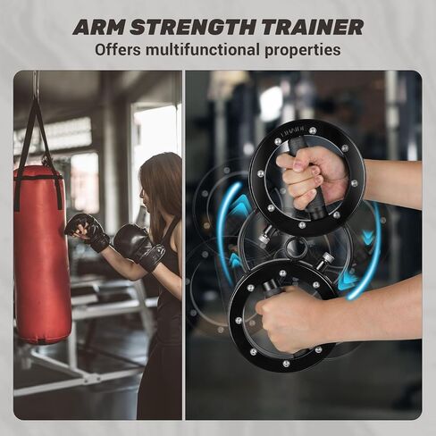 12 Pounds Multifunctional Spinning Burn Rotator Machine for Hand and Forearm Trainer ,Shoulder Workout Equipment for Men and Women, 360 Degree Rotating Grips, Resistance Adjustable Rotator Machine in Saudi Arabia