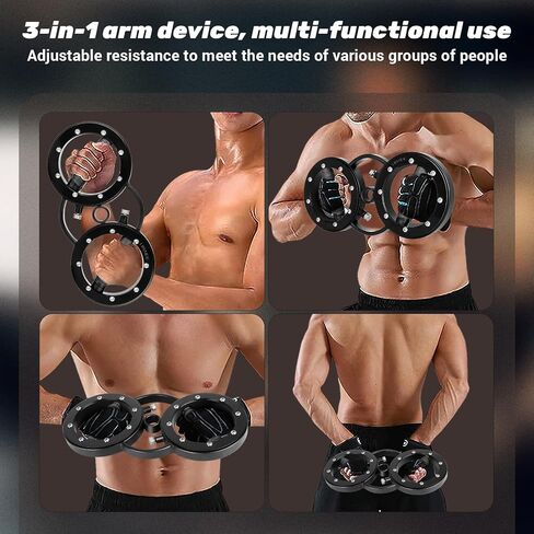 12 Pounds Multifunctional Spinning Burn Rotator Machine for Hand and Forearm Trainer ,Shoulder Workout Equipment for Men and Women, 360 Degree Rotating Grips, Resistance Adjustable Rotator Machine in Saudi Arabia