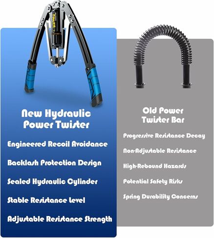 معدات تمرين ذراع توسيع الصدر، زر دوران هيدروليكي جديد 10 تروس قابل للتعديل 22-440 رطل، فولاذ كربوني سميك، مقبض مطاط ناعم من البولي يوريثان مقاوم للاهتراء وغير قابل للانزلاق in Kuwait