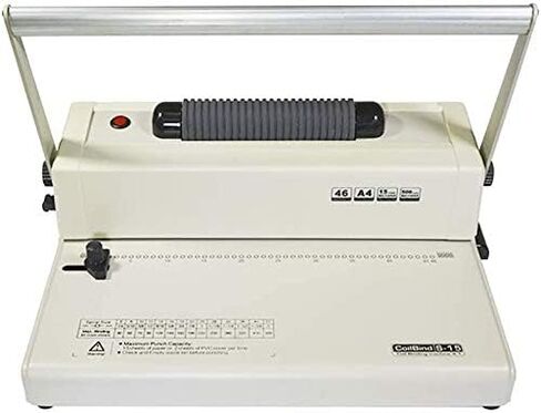 Coilbind S-15 with Electric Coil Inserter Manual Coil Punch & Binding Machine Pitch 4:1 in Saudi Arabia