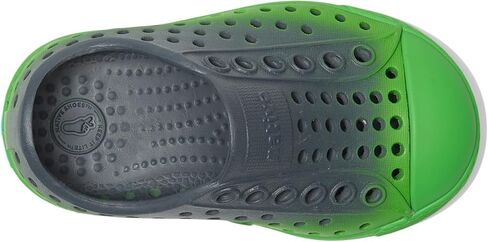 Native Shoes Kids Jefferson Ombre (طفل صغير/طفل صغير) - أحذية للأطفال - جزء علوي من مادة EVA - تصميم سهل الارتداء رمادي جرافيتي/أخضر جندب/جرافيتي جراسهوبر أومبير 10 طفل صغير M in Saudi Arabia