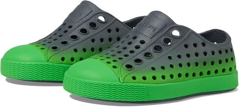 Native Shoes Kids Jefferson Ombre (طفل صغير/طفل صغير) - أحذية للأطفال - جزء علوي من مادة EVA - تصميم سهل الارتداء رمادي جرافيتي/جندب أخضر/جرافيتي جراسهوبر أومبير 8 طفل صغير M in Saudi Arabia