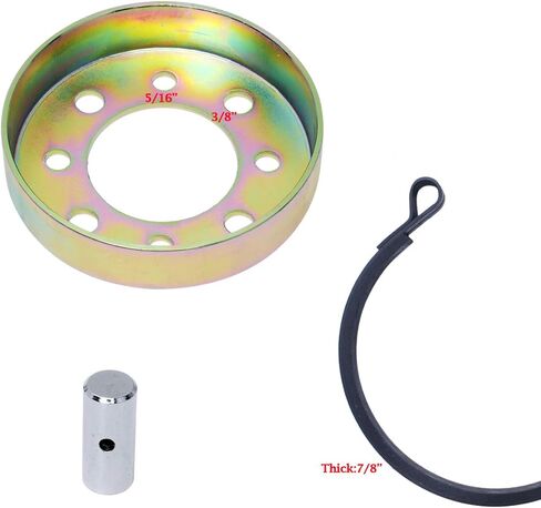 Gekufa Go Cart فرامل شريطية 4 بوصة وطبل ودبوس 4 بوصة يناسب دراجة Go Kart الصغيرة ATV in Kuwait