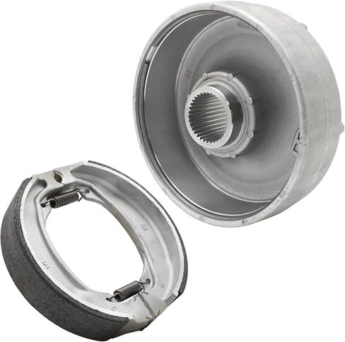 Rear Brake Drum Hub And Brake Shoes for Honda Recon 250 TRX250TE/TRX250TM 1997-2023 in Saudi Arabia