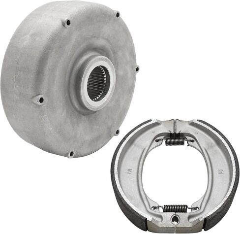 Rear Brake Drum Hub And Brake Shoes for Honda Recon 250 TRX250TE/TRX250TM 1997-2023 in Saudi Arabia