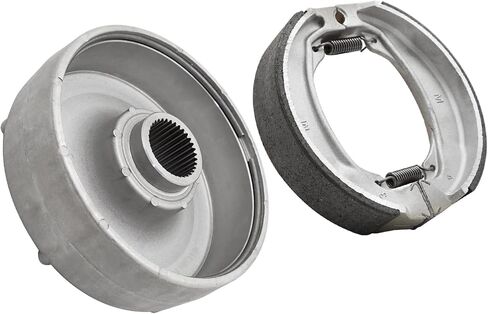 Rear Brake Drum Hub And Brake Shoes for Honda Recon 250 TRX250TE/TRX250TM 1997-2023 in Saudi Arabia