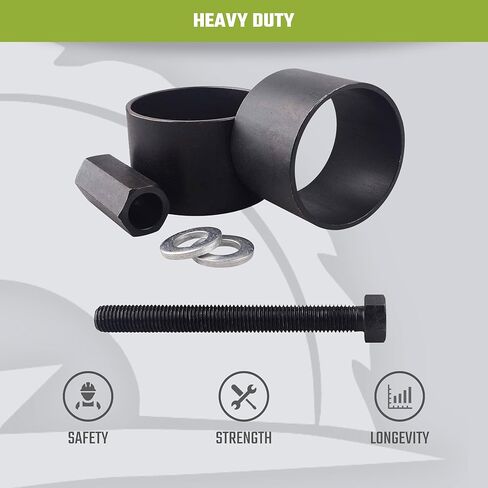 SAWSAVVY Wheel Bearing Press Kit for Front Wheel Drive Bearing Removal & Installation, 24pc Wheel Bearing Puller Tool Set with Sliding Screws Universal Bushings Sleeves Storage Case in Kuwait