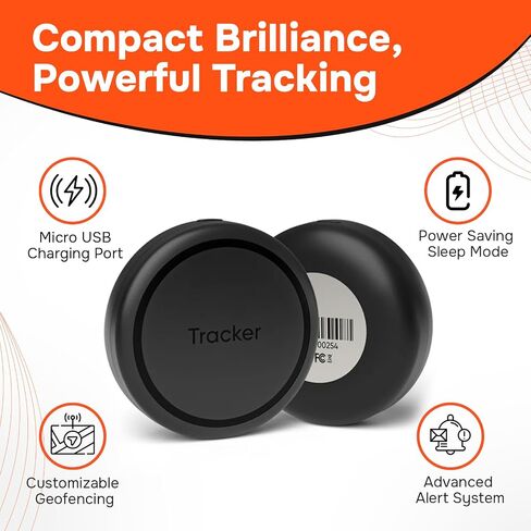 GPS Tracker for Vehicles No Monthly Fee, No Subscription, SIM and Data Included, 4G, Vehicle Location, Trip History, Alerts, GeoFence, USA Developed, Mini Magnetic Portable, Moto Watchdog in Saudi Arabia