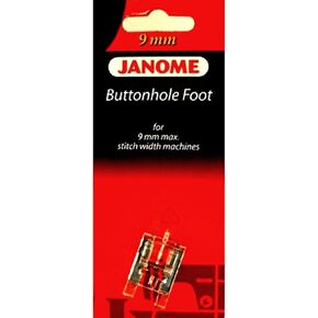 Transparent Buttonhole Foot #202082008 for Janome 9mm Max Stitch Width Machines