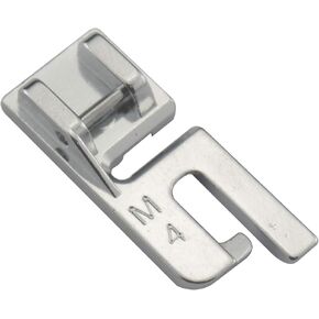 ZIGZAGSTORM P60963 Snap On 4mm Felling Presser Foot for Brother,Singer,Babylock,Bernette,Elna Sewing Machine
