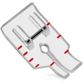 ZIGZAGSTORM P60606-P, BLSA-CQF Plastic 1/4" Snap On Quilting Patchwork Presser Piecing Foot for Babylock,Brother,Elna,SimCity,Singer Sewing Machine