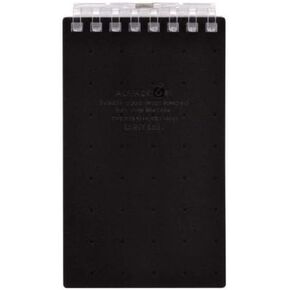 Lihit Lab N1661-0 Open Ring Notebook, Twist Ring Notebook, Memo Size, 8 Holes, White