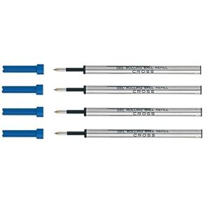 Cross 4 - Rollerball Selectip Gel Pen Refills - Blue Ink