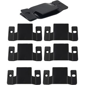 Flush Mount Bracket, 8Pcs Interlocking Furniture Connector Sofa Connector Picture Hanger Heavy Duty Connect Clip Bracket for Headboard Sofa Dressing Mirror Wall Mount Picture Frame (96x43mm)