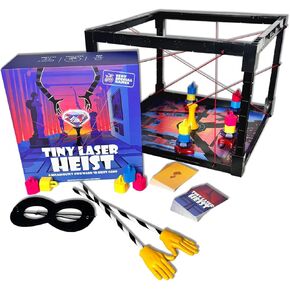 Tiny Laser Heist - A Hilariously Awkward 3D Heist Game, Base + Expansion Pack, 3+ Players, Every Round is a Mini Escape Room