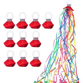 Confetti Poppers, Streamer Plastic No Mess for Party,Birthday,Wedding