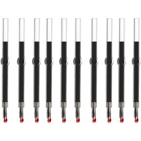 SMOOTHERPRO Gel Ink Refills 10 Pack for Keychain Ballpoint Pen KT463 Mini Necklace Ball Pen Black