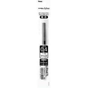 Pentel Refill for ENERGEL Infree 0.4mm [Black] x 5 pieces (Japan Import)