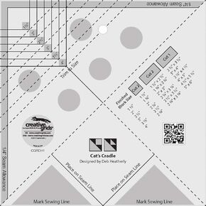 Creative Grids Cats Cradle Tool Quilt Ruler