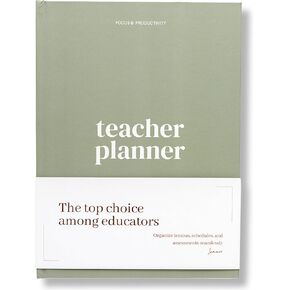 Lamare Teacher Planner 2025-2026 Academic Year – Undated Planner & Lesson Planner Book for Teachers with Class Schedule, Student Info & Weekly Planning
