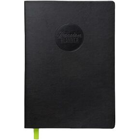 Passion Planner Weekly Undated Annual Sunday Goal-Oriented Agenda, Appointment Calendar, Reflection Journal (Elite Black, Large 7.8" x 11")