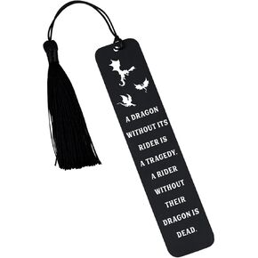 Fourth Wing Bookmark Gifts for Women Men, Fantasy Bookmark Gifts Book Lover Gifts for Bookworm Bookish Nerd Fans, Christmas Stocking Stuffers for Women Birthday Book Club Gift Ideas Book Accessories