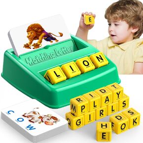 SAITCPRY Toys for Ages 2-4 4-6,Educational Toys for 3 4 5 Year Old for Toddlers 2-4 Year Matching Letter Games for 3-5 Montessori Toys for Kids Birthday Halloween Christmas Stocking Stuffer Gifts in Saudi Arabia