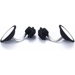 Palumma RC Left and Right Side Mirrors Kit, Simulation Rearview Mirror for FMS FCX24 Power Wagon 1/24 RC Car Rear View Mirrors Set