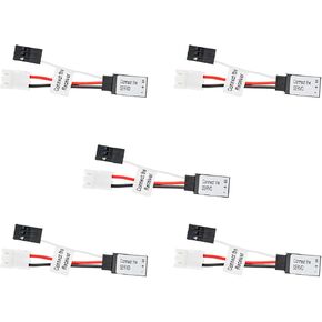 RampCrab Wires for Connecting The servo to The Battery, fit for SCX24 Stock Battery, 5pcs