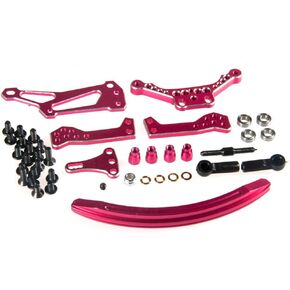 RC Car Aluminum Curve Slide Track Steering Set for Sakura D4 RWD 1:10 RC Drift Racing Car On Road RC Climbing Car Upgrade Parts