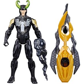 Avengers Marvel VenomVersus Epic World of Action Venomized Loki Figure with Battle Gear Accessories, 4-Inch Super Hero Toys for Kids Ages 4+